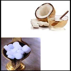 camphor and coconut oil