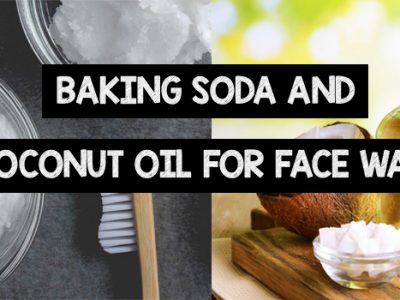 Baking Soda and Coconut Oil for Face Wash