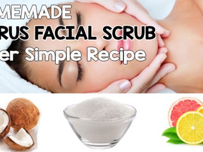 Homemade Citrus Facial Scrub