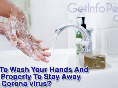 Wash Your Hands And Face Properly To Stay Away From Corona virus