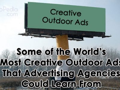 19 Most Creative Outdoor Ads of biggest Companies in World