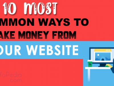 10 Most Common Ways To Make Money From Your Website