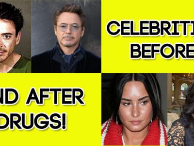 Celebrities Before And After Drugs!