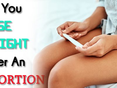 do you lose weight after an abortion