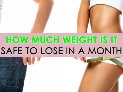 How Much Weight Is It Safe To Lose In A Month