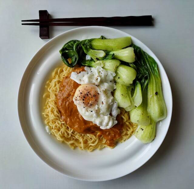 Vegetable Ramen with Bok Choy