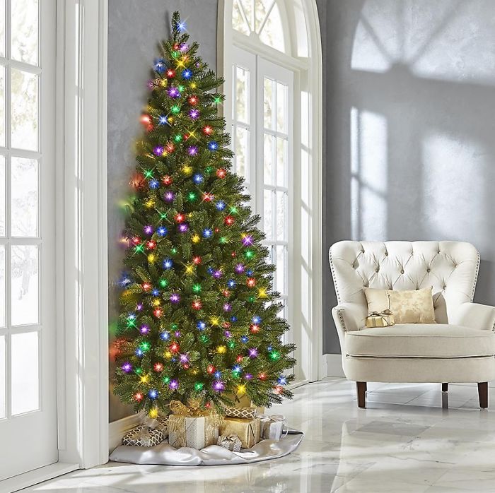 You Can Now Buy A ‘Half Christmas Tree’ If You Hate Decorating The Back And Want To Save Space CHRISTMAS TREE