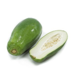 Unripe papaya