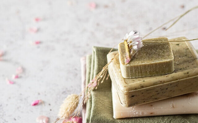 DIY Green Tea Soap