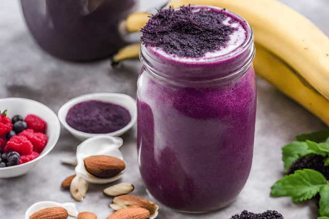 How to Make a Purple Sea Moss Smoothie